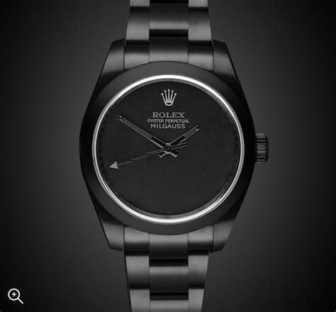 rolex milgauss limited edition|rolex milgauss dark knight price.